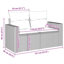 Ensemble de canapé de jardin Vidaxl beige