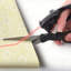 Ciseaux laser à coudre multifonctionnels coupant directement des ciseaux guidés par laser