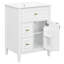 Unique 24" Bathroom Vanity With Ceramic Top-65205042-65205044