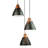 3 - Light Black Shaded Pendant