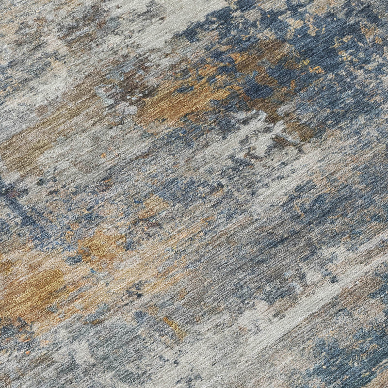 Machine Washable Indoor/Outdoor Wagenen ACN2368 Abstract Rug, Rectangle 9' x 12'