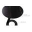 Cyla Side Black with Gold Marble Top Coffee Table
