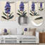 Mauve, vert, lilas, fleurs I - lilas, art mural, salon-423849145-423849148