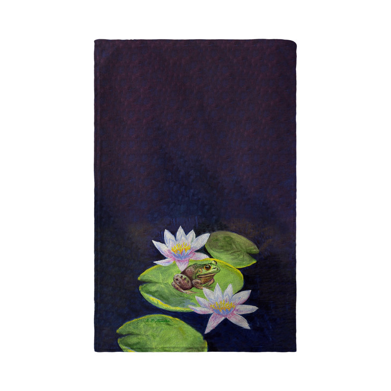 Torchon Frog & Lily