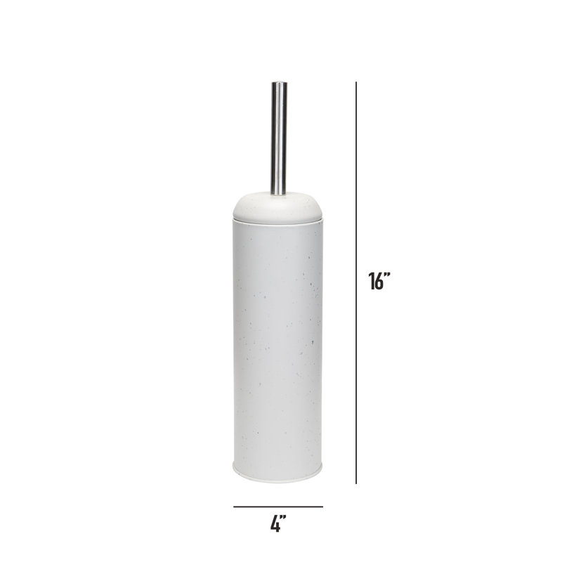 Porte-brosse de toilette Elle Noir, Blanc