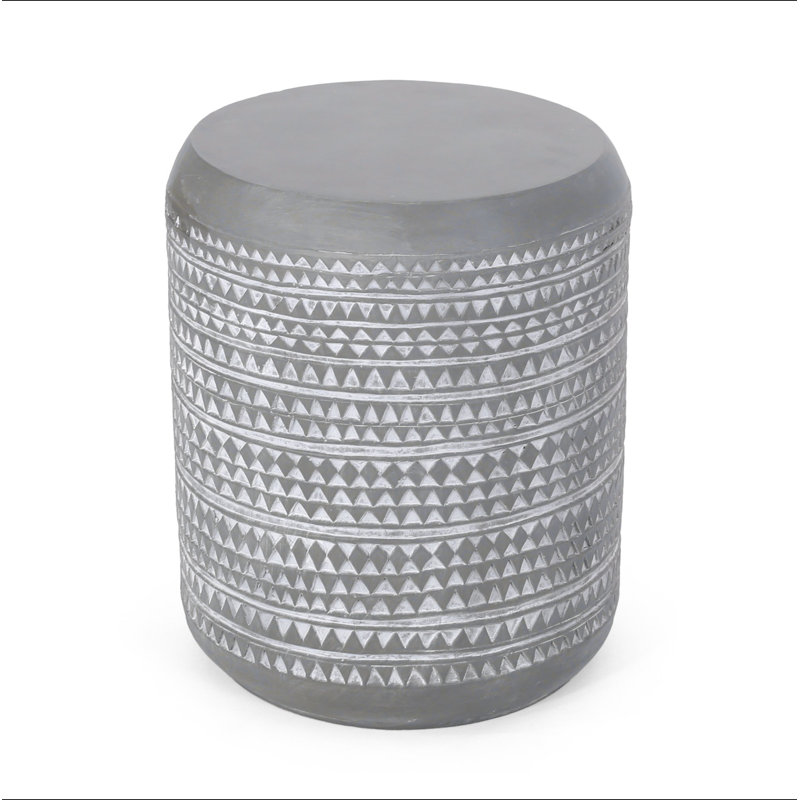Outdoor Lightweight Concrete Side Table