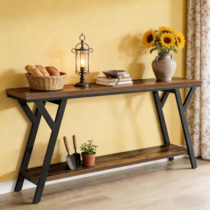 Couch Table,2-Tier Console Table,Sofa Table Couch
