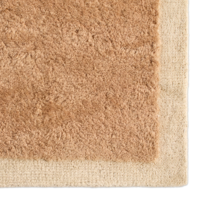 Jaipur Living Arica Handwoven Modern/Contemporary Tan/Brown Shag Area Rug (18in SWATCH), Rectangle 10' x 14'