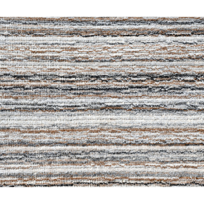 Berlene Abstract Stripe Area Rug, Rectangle 8' x 10'