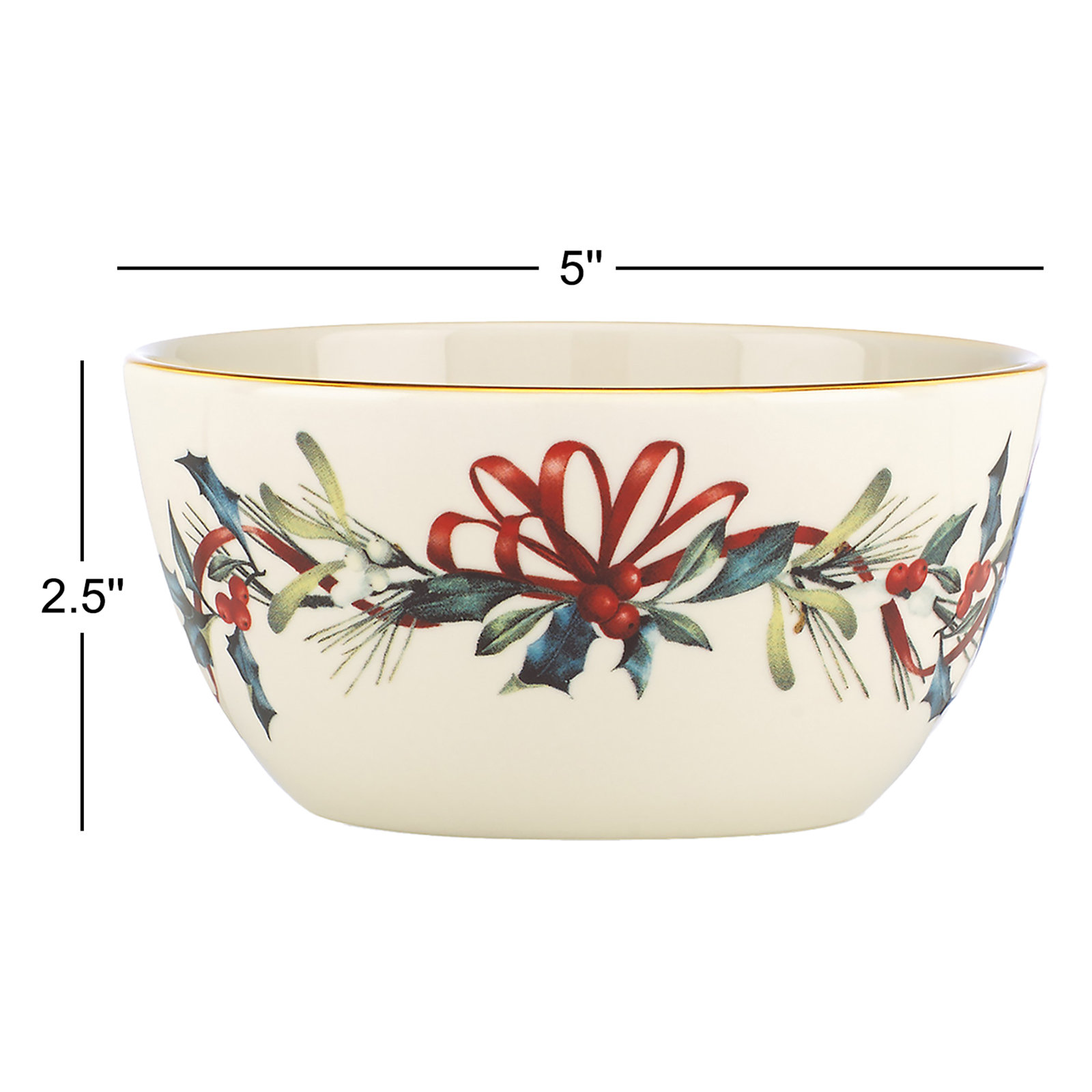 Winter Greetings Porcelain Serving Bowl
