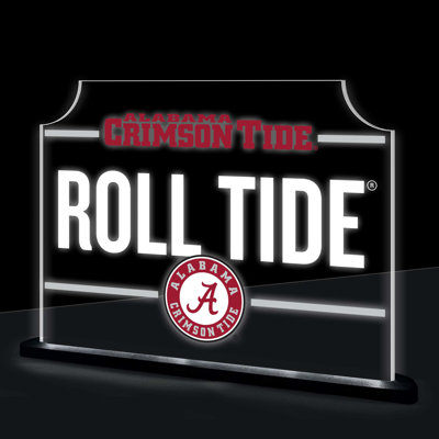 University of Alabama College Rectangle Desklite LED Decor