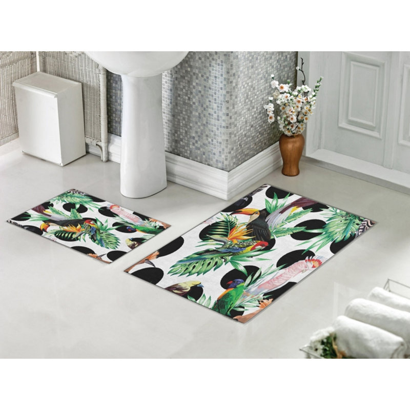 Ensemble de tapis de bain 2 pièces Dimka