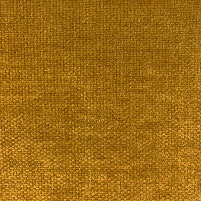 Presley Fabric | Solid Chenille Fabric | Color Mustard, Mustard