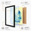 Cat and Waves Japandi 1 Piece Single Picture Frame Wall Art-921510052-921510055