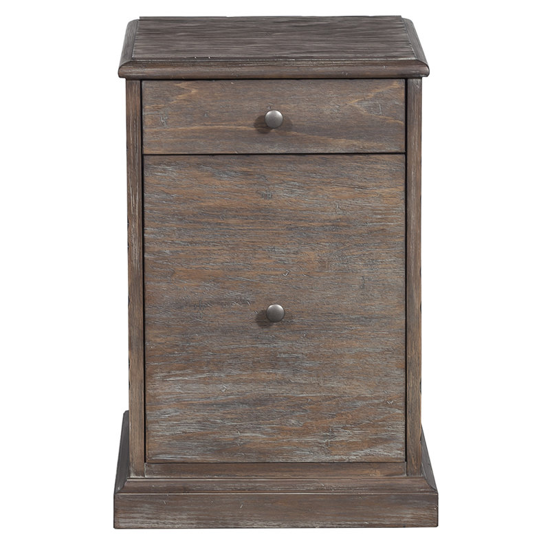 Rustique 15.5'' Wide 3 -Drawer Mobile File Cabinet