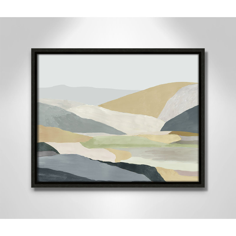 Blair Warm Hills I - cadre photo, reproduction d'art sur toile, Toile espresso, H 12,5 po x l 15,5 po x P 2 po