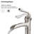 Vessel Sink Faucet Single-handle Bathroom Faucet with Drain Assembly-97742787