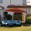 Parasol en porte-à-faux 129 "avec base 129"-68607974