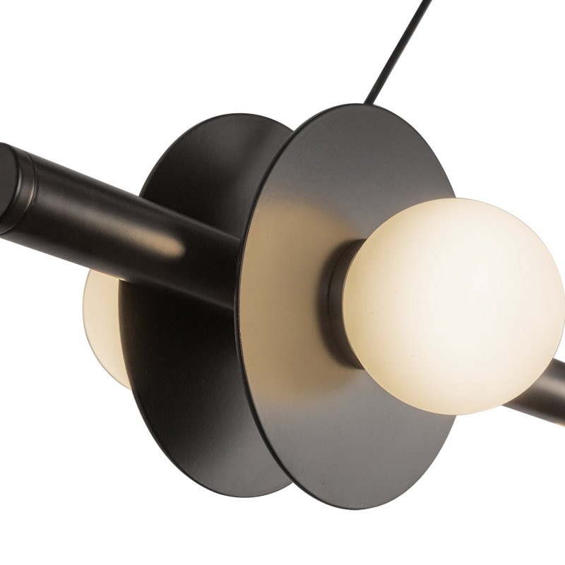 Elixir 10 - Light LED Pendant, Black/White, Black