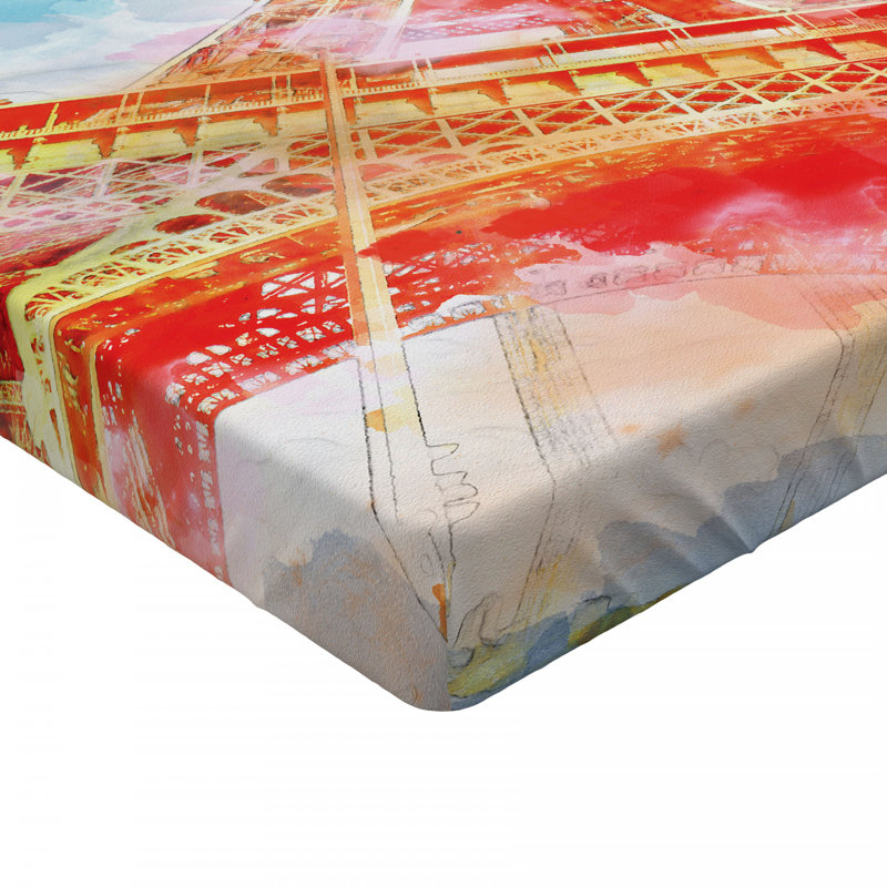 Drap-housse de tour eiffel, Simple