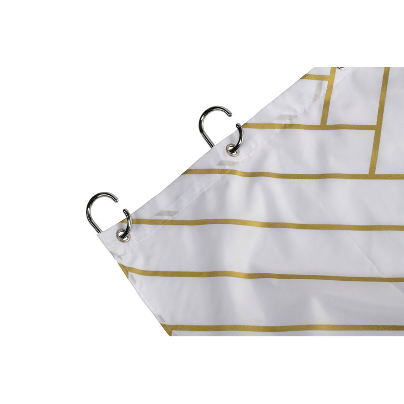 Knightsbridge Polyester Shower Curtain