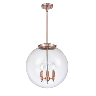 Luminaire suspendu sphère 3 lumières Frederick