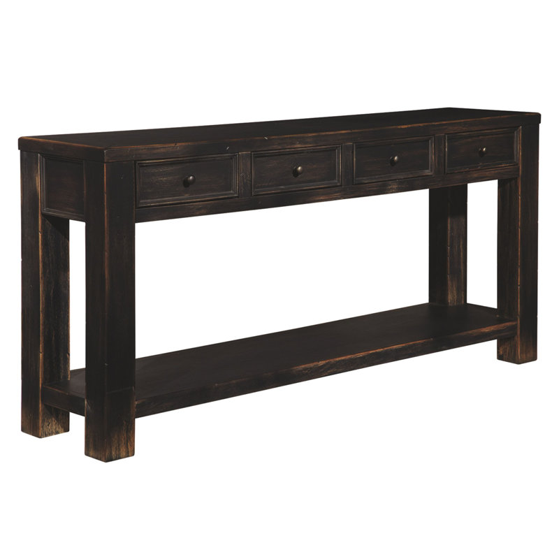 Console en bois massif Kaydince