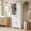 Armoire de rangement de salle de bain avec portes et tiroir-1466083052