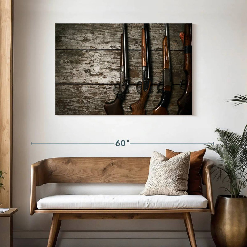 Senne Hunting Guns, 30" H x 45" W