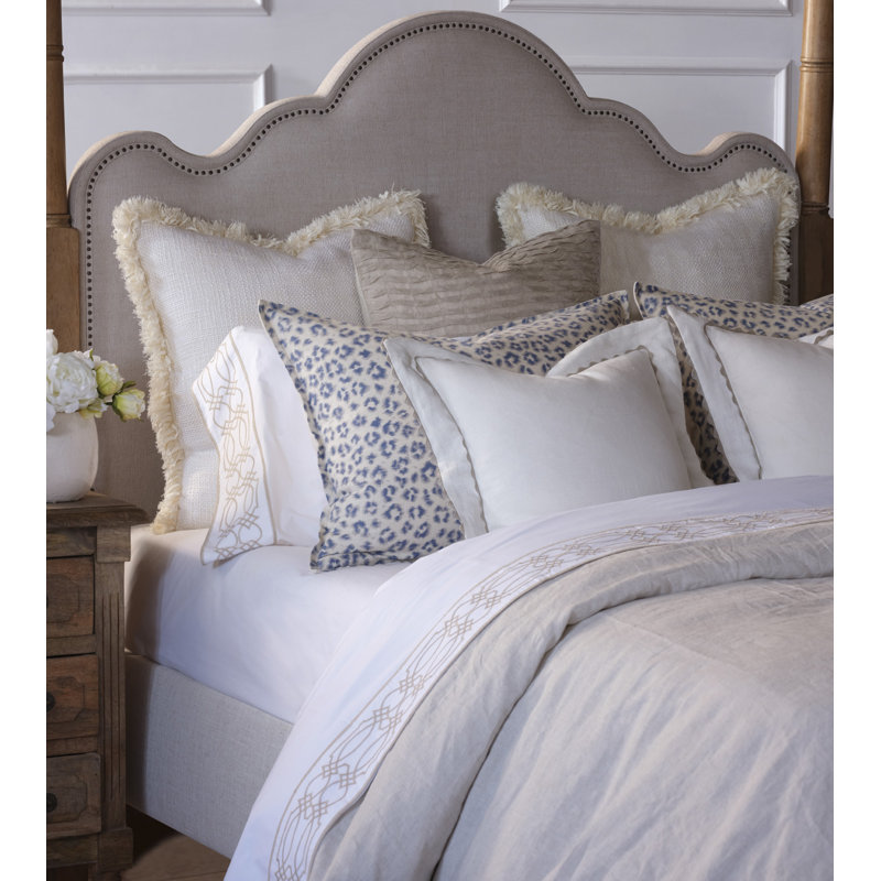 Emory Animal Print Linen Pillow Sham, Standard