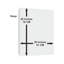 Grand art mural en bois noir et blanc, 30 L x 20 l