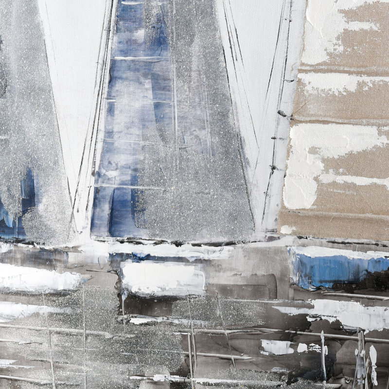 «Weekend on the Lake», art mural encadré