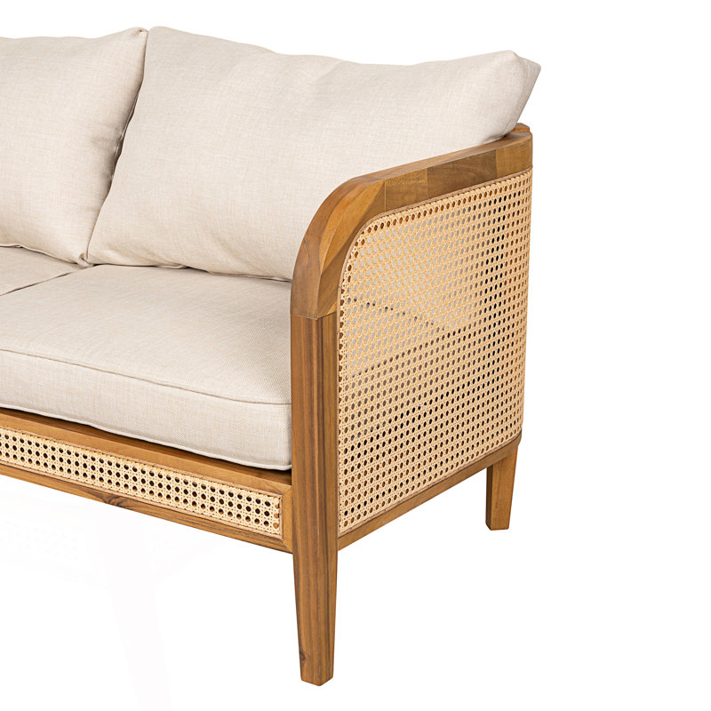 Outdoor Patio Cushioned Sofa
