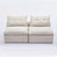 Accoudoir beige - 2, tissu chenille, bricolage modulaire, avec cou et coussins lombaires pour se détendre, style bricolage, détente-630225810