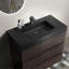 Meuble-lavabo autoportant de 36 po en noyer avec lavabo, grand meuble-lavabo autoportant pour salle de bain moderne, lavabo une pièce noir sans drain ni robinet-1474035930-1474035941-1474035931