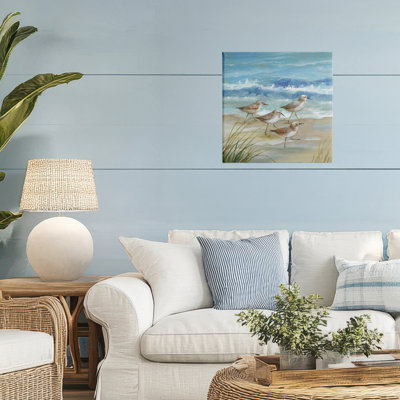 Sandpiper Gathering View, toile par Nan