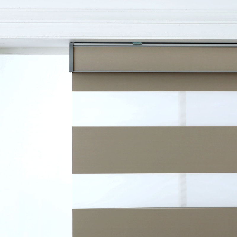 Cordless Wide & Thick Stripe Blackout Roller Shade, Soft Gold, 31''W x 60''L