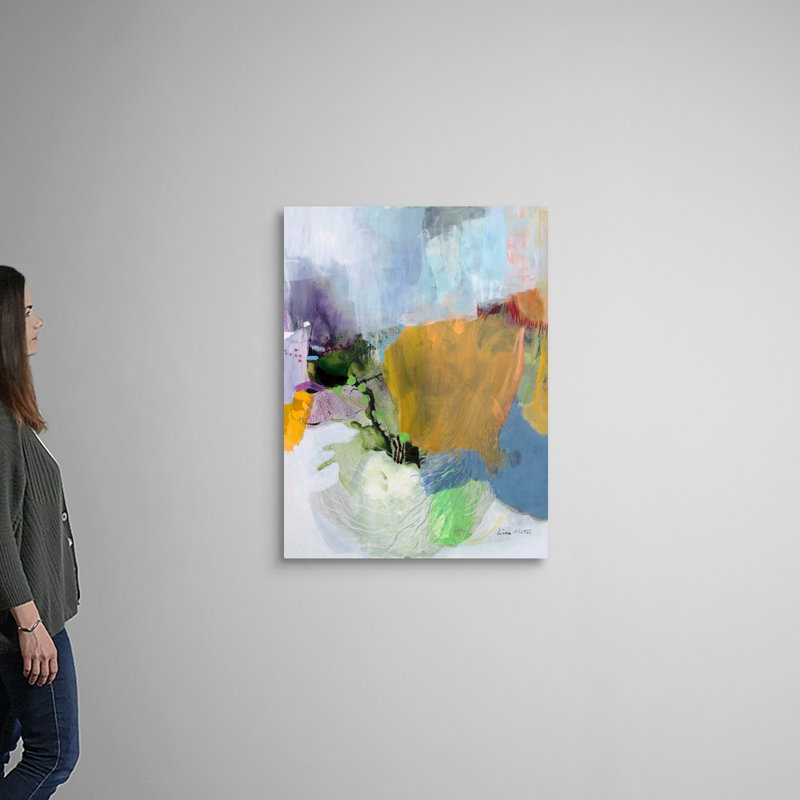 Reproduction d’art sur toile, "Where here is always more" par Lina Alattar, H 40 po x l 30 po x P 1,25 po, Toile tendue