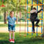 VEVOR 50 pieds Ninja Warrior Obstacle Course extérieur Slackline 10 obstacles pour enfants