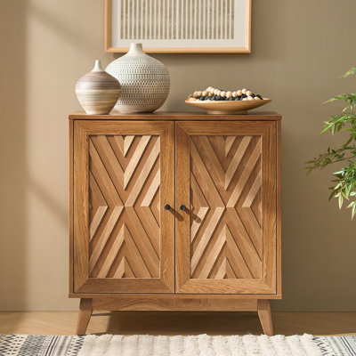 Lekiesha Transitional 30"Tall 2 Door Accent Cabinet with Solid Wood Legs by Kelly Clarkson Home