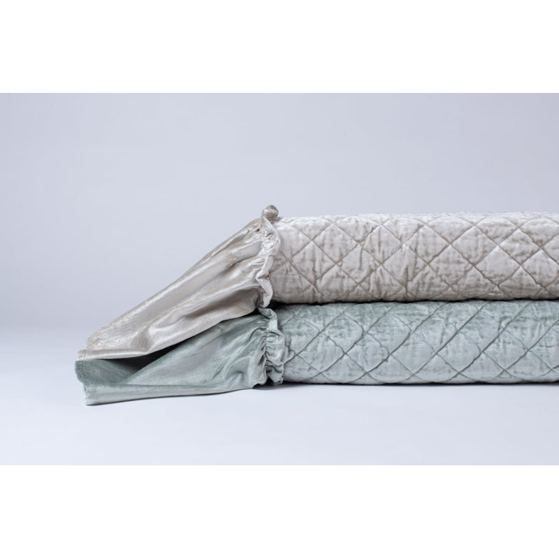 Estrella Quilt, Twin Quilt, Oyster