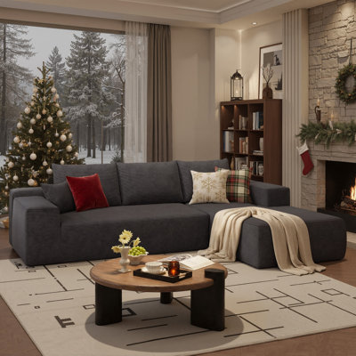Canapé modulaire rembourré 2 pièces Viola