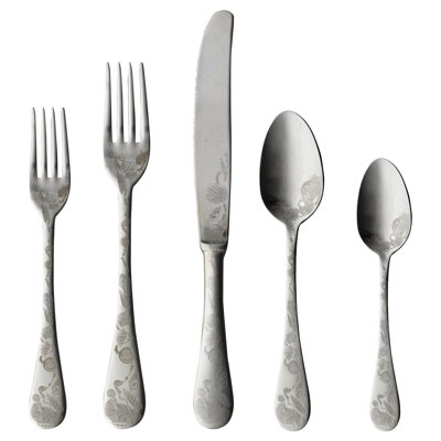 Venere 5 - Piece Stainless Steel Flatware Set - Service for 1