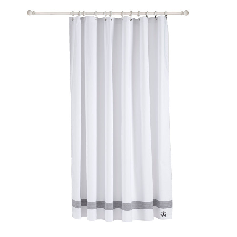 Cotton Shower Curtain, Anthracite