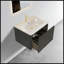 Meuble-lavabo flottant rayé noir et brossé Etna de 24 pouces avec lavabo intégré en céramique, design moderne et élégant-1300003535-1300003534