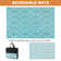 Geometric Reversible Plastic Outdoor Rug Yard Seaside Camping Large Mat