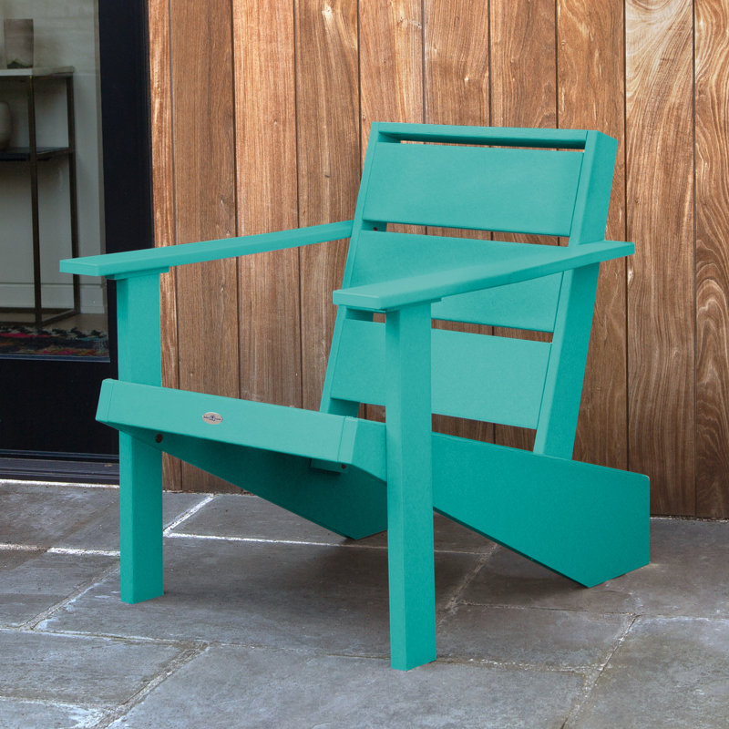 Chaise Adirondack moderne Haven, Bleu herbe de mer