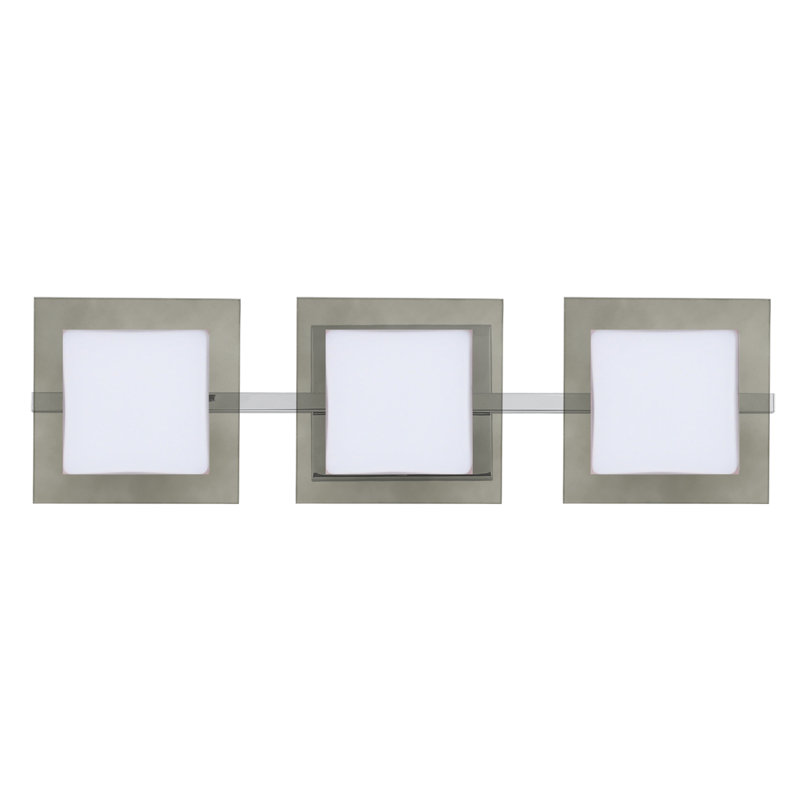 Catella 3 - Light Dimmable Bath Bar, Satin Nickel, 50W G9 Halogen
