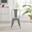 Honora Classic Industrial Metal Dining Chair - Style Bold Colour Stackable Side Chair-1439541582
