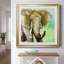 Painterly Elephant - reproduction d'art sur papier encadrée-1702407088-1702407089